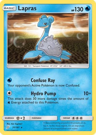 Lapras (31) [SM - Team Up] Reverse Holofoil - Deck Out Gaming