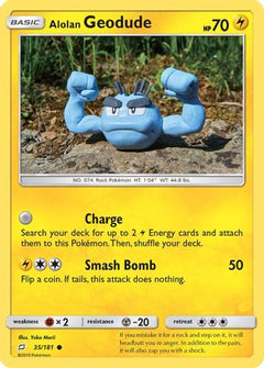Alolan Geodude (35) (35) [SM - Team Up] Reverse Holofoil - Deck Out Gaming