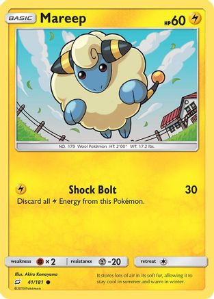 Mareep (41) [SM - Team Up] Reverse Holofoil - Deck Out Gaming