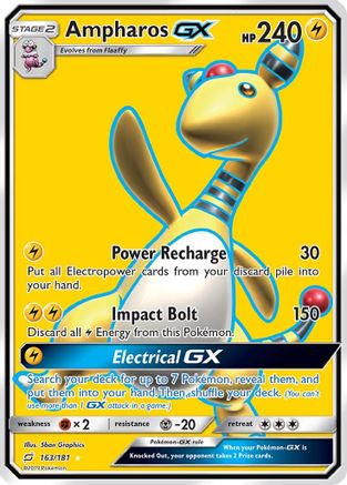 Ampharos GX (Full Art) (163) [SM - Team Up] Holofoil - Deck Out Gaming