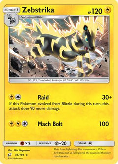 Zebstrika (45) [SM - Team Up] Reverse Holofoil - Deck Out Gaming