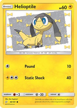 Helioptile (49) [SM - Team Up] - Deck Out Gaming