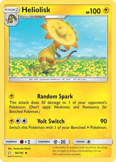 Heliolisk (50) [SM - Team Up] Reverse Holofoil - Deck Out Gaming