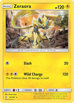 Zeraora (52) [SM - Team Up] Reverse Holofoil - Deck Out Gaming
