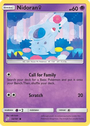 Nidoran F (54) [SM - Team Up] Reverse Holofoil - Deck Out Gaming