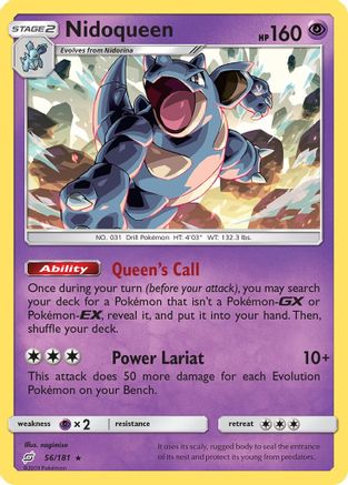 Nidoqueen (56) [SM - Team Up] Reverse Holofoil - Deck Out Gaming