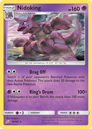 Nidoking (59) [SM - Team Up] Reverse Holofoil - Deck Out Gaming