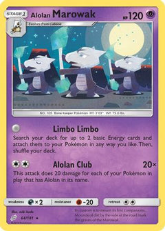 Alolan Marowak (64) [SM - Team Up] Reverse Holofoil - Deck Out Gaming