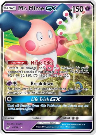 Mr. Mime GX (67) [SM - Team Up] Holofoil - Deck Out Gaming