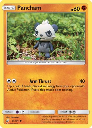 Pancham (81) [SM - Team Up] Reverse Holofoil - Deck Out Gaming