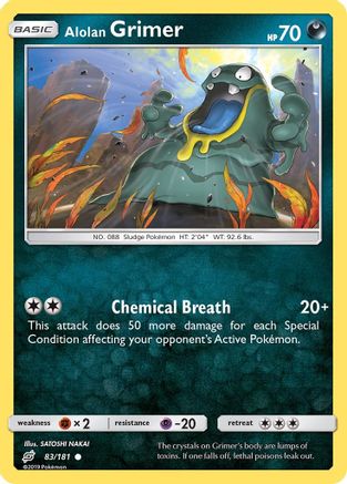 Alolan Grimer (83/181) [Sun & Moon: Team Up] Reverse Holofoil - Deck Out Gaming