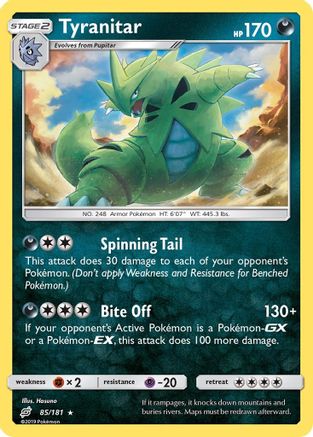 Tyranitar (85) [SM - Team Up] Reverse Holofoil - Deck Out Gaming