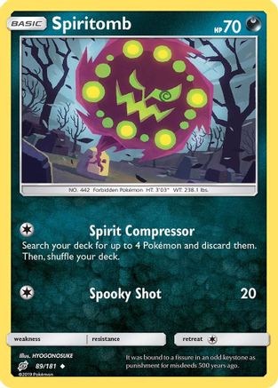 Spiritomb (89) [SM - Team Up] Reverse Holofoil - Deck Out Gaming