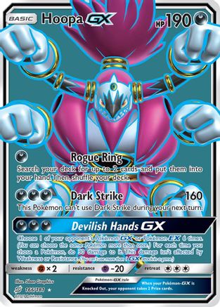 Hoopa GX (Full Art) (166) [SM - Team Up] Holofoil - Deck Out Gaming