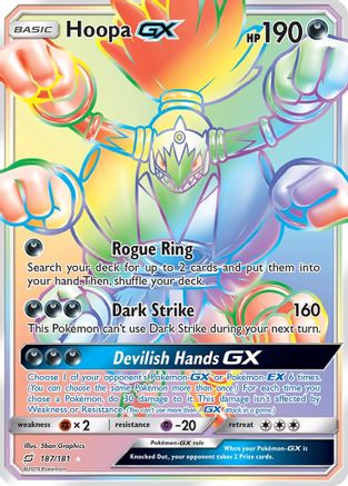 Hoopa GX (Secret) (187) [SM - Team Up] Holofoil - Deck Out Gaming