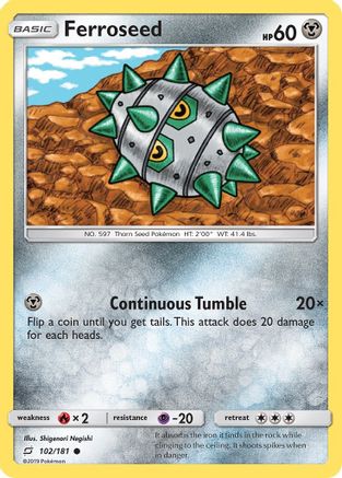Ferroseed (102) [SM - Team Up] - Deck Out Gaming