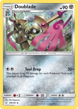 Doublade (108) [SM - Team Up] Reverse Holofoil - Deck Out Gaming