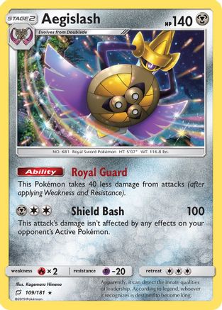 Aegislash (109) [SM - Team Up] Reverse Holofoil - Deck Out Gaming