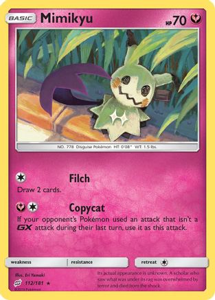 Mimikyu (112/181) [Sun & Moon: Team Up] - Deck Out Gaming