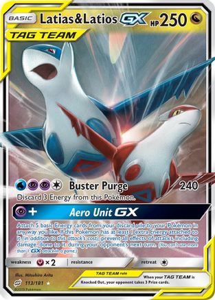 Latias & Latios GX (113) [SM - Team Up] Holofoil - Deck Out Gaming