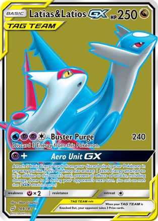 Latias & Latios GX (Full Art) (169) [SM - Team Up] Holofoil - Deck Out Gaming