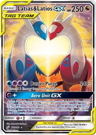 Latias & Latios GX (Alternate Full Art) (170) [SM - Team Up] Holofoil - Deck Out Gaming