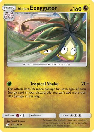 Alolan Exeggutor (114) (114) [SM - Team Up] Reverse Holofoil - Deck Out Gaming