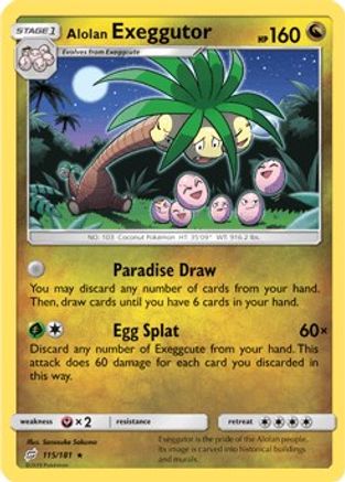 Alolan Exeggutor (115) (115) [SM - Team Up] Reverse Holofoil - Deck Out Gaming