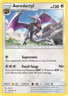Aerodactyl (130) [SM - Team Up] Reverse Holofoil - Deck Out Gaming