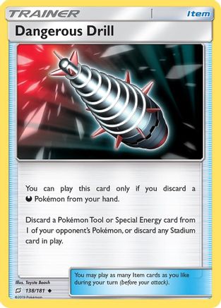 Dangerous Drill (138) [SM - Team Up] Reverse Holofoil - Deck Out Gaming