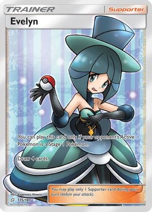 Evelyn (Full Art) (175) [SM - Team Up] Holofoil - Deck Out Gaming