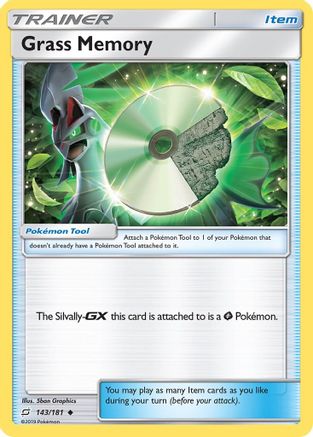 Grass Memory (143) [SM - Team Up] - Deck Out Gaming