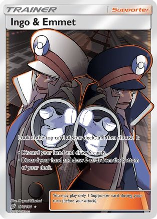 Ingo & Emmet (Full Art) (176) [SM - Team Up] Holofoil - Deck Out Gaming