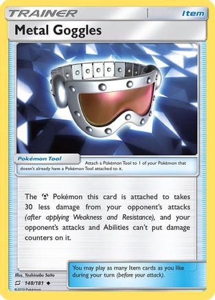 Metal Goggles (148/181) [Sun & Moon: Team Up] - Deck Out Gaming
