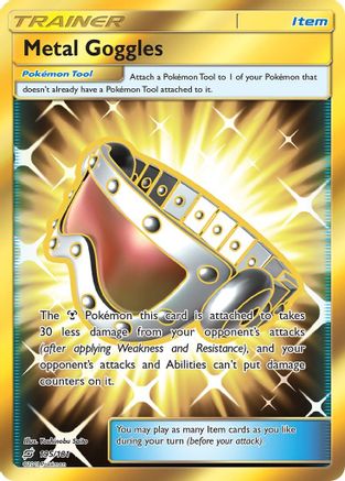 Metal Goggles (Secret) (195) [SM - Team Up] Holofoil - Deck Out Gaming