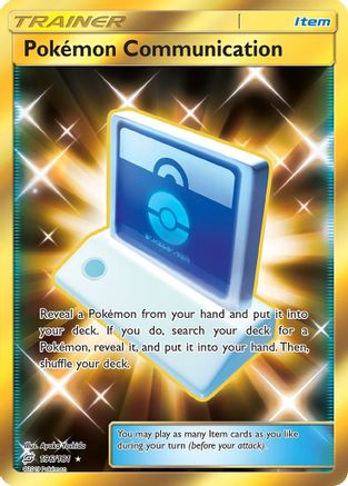 Pokemon Communication (Secret) (196) [SM - Team Up] Holofoil - Deck Out Gaming