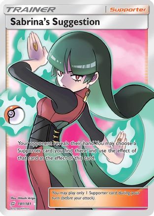 Sabrina's Suggestion (Full Art) (181) [SM - Team Up] Holofoil - Deck Out Gaming