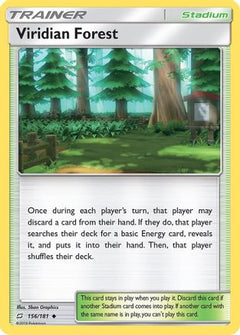Viridian Forest (156) [SM - Team Up] Reverse Holofoil - Deck Out Gaming