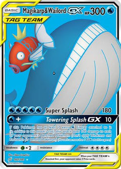 Magikarp & Wailord GX (Full Art) (160) [SM - Team Up] Holofoil - Deck Out Gaming