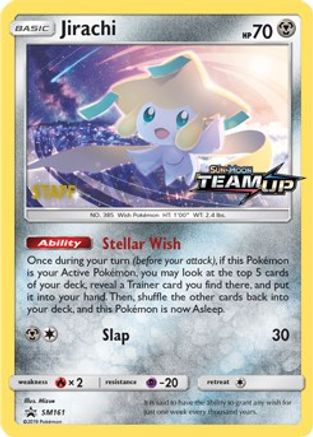 Jirachi - SM161 [Staff] (SM161) [SM Promos] Holofoil - Deck Out Gaming