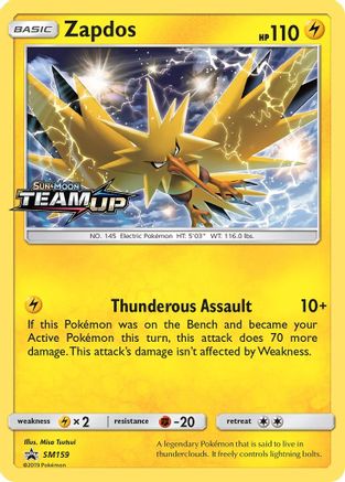 Zapdos - SM159 (Prerelease) (SM159) [SM Promos] Holofoil - Deck Out Gaming