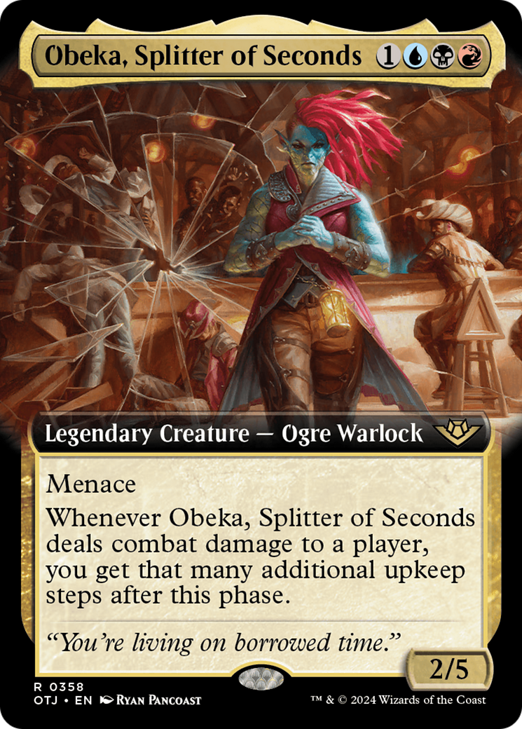 Obeka, Splitter of Seconds (Extended Art) (358) [Outlaws of Thunder Junction] - Deck Out Gaming