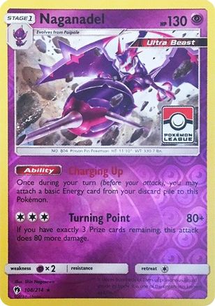 Naganadel - 108/214 (Pokemon League) (108) [League & Championship Cards] Reverse Holofoil - Deck Out Gaming
