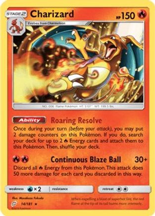 Charizard - 14/181 (SM Team Up) (14) [Deck Exclusives] Holofoil - Deck Out Gaming