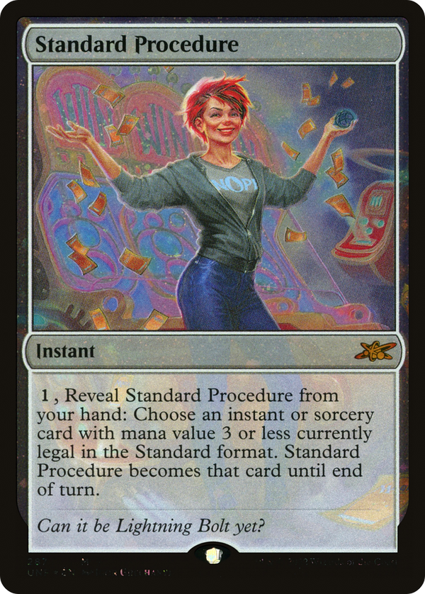 Standard Procedure (Galaxy Foil) (287) [Unfinity] foil - Deck Out Gaming