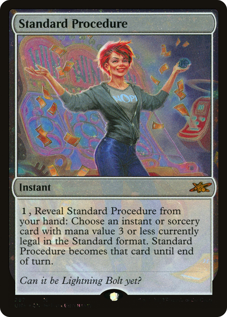 Standard Procedure (Galaxy Foil) (287) [Unfinity] foil - Deck Out Gaming