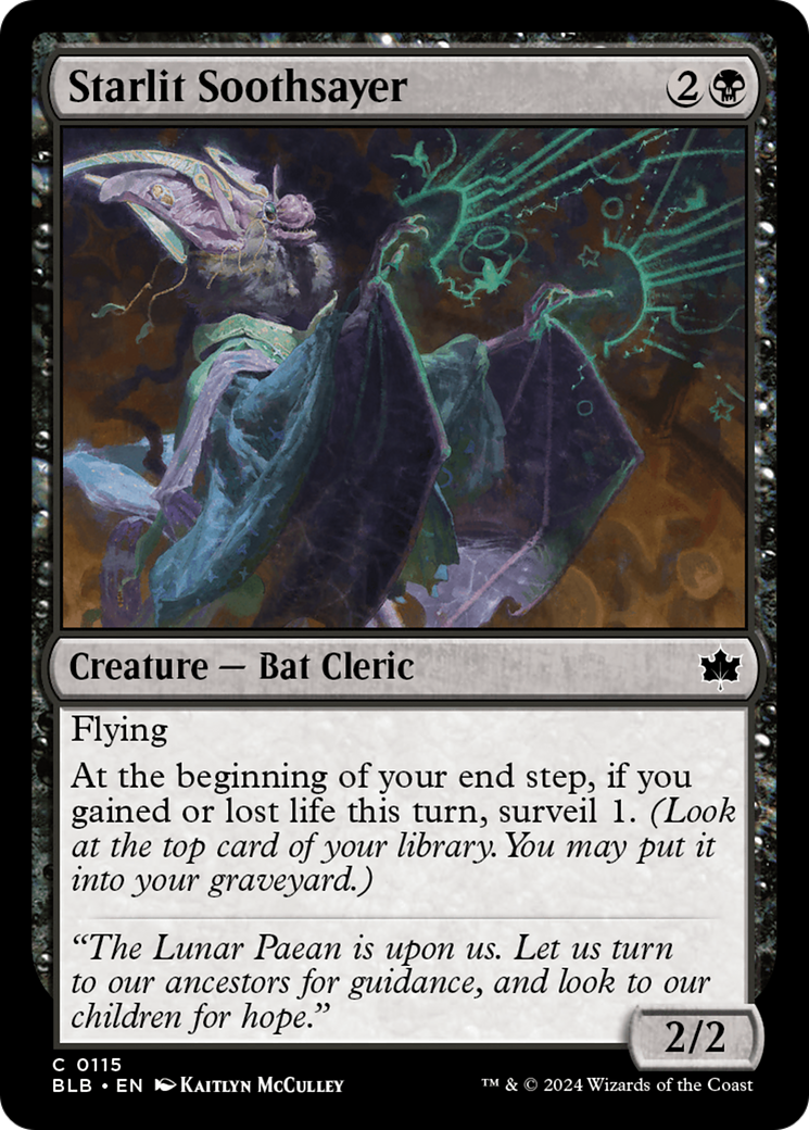 Starlit Soothsayer (115) [Bloomburrow] - Deck Out Gaming