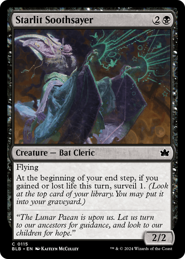 Starlit Soothsayer (115) [Bloomburrow] - Deck Out Gaming