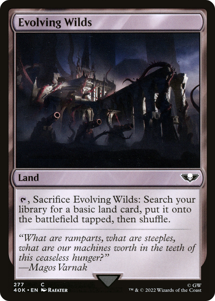 Evolving Wilds (277) [Universes Beyond: Warhammer 40,000] - Deck Out Gaming
