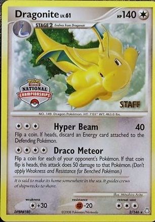 Dragonite - 2/146 (National Championships) [Staff] (2) [League & Championship Cards] - Deck Out Gaming